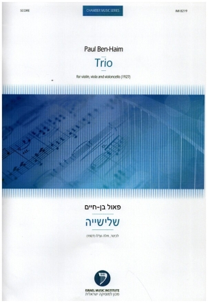 Trio for violin, viola and violoncello score and parts