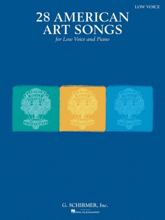 28 American Art Songs for low voice and piano