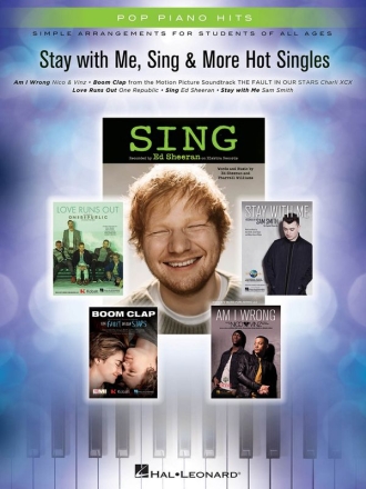 Stay with Me, Sing & More Hot Singles Klavier Buch