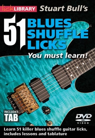 Stuart Bull's 51 Blues Shuffle Licks Gitarre DVD