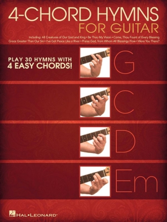 4-Chord Hymns for Guitar Gitarre Buch