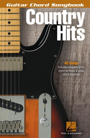 Country Hits: Guitar Chord Songbook lyrics/chord symbols/guitar boxes songbook