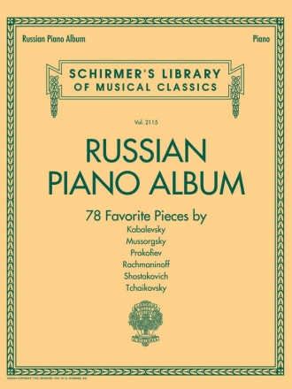 Russian Piano Favorites Klavier Buch