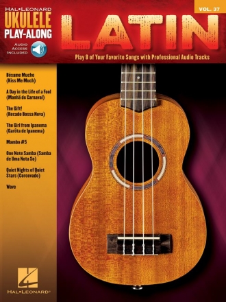 Latin (+Online Audio Access): ukulele playalong vol.37 songbook melody line/lyrics/chords