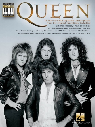 Queen: Note-for-Note Keyboard Transcriptions songbook keyboard/piano/vocal/guitar