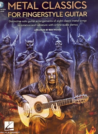 Metal Classics for Fingerstyle Guitar (+Audio Access) for fingerpicking guitar/tab