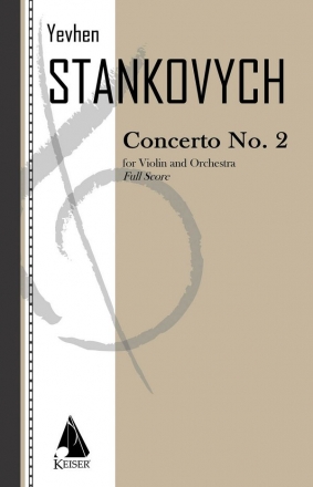 Concerto No.2 for violin and orchestra score