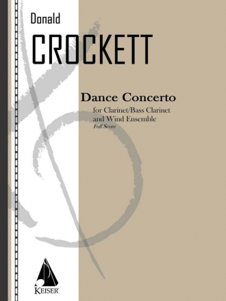 Dance Concerto Clarinet and Wind Ensemble Partitur + Stimmen
