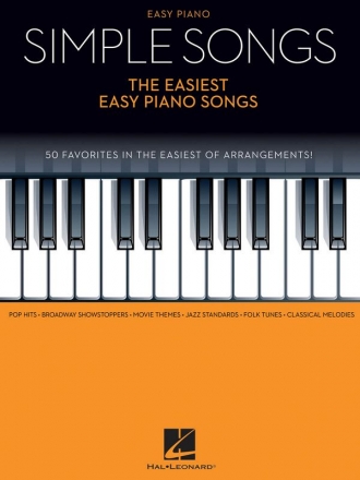 Simple Songs: for easy piano (with lyrics)