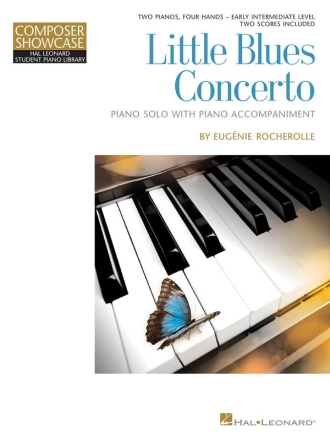 Eugnie Rocherolle, Little Blues Concerto Piano 4 Hands Buch