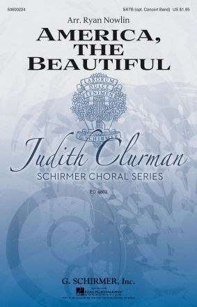 America, The Beautiful SATB Chorpartitur