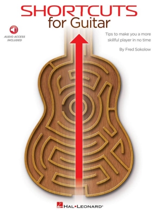 Fred Sokolow, Shortcuts for Guitar Gitarre Buch + Online-Audio
