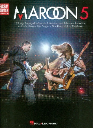 Maroon 5: for easy guitar/tab (with text)