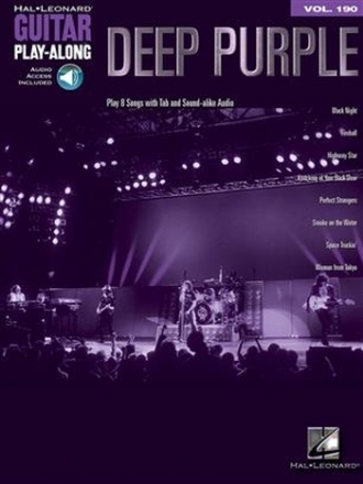 Deep Purple (+Online Audio) vocal/guitar/tab songbook