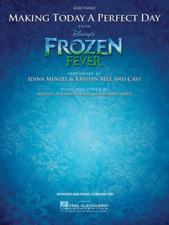Making today a perfect Day (from Frozen Fever): for easy piano