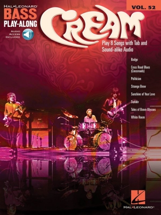 Cream Bass Buch + Online-Audio