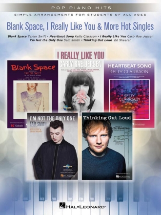 Blank Space, I Really Like You & More Hot Singles Klavier Buch