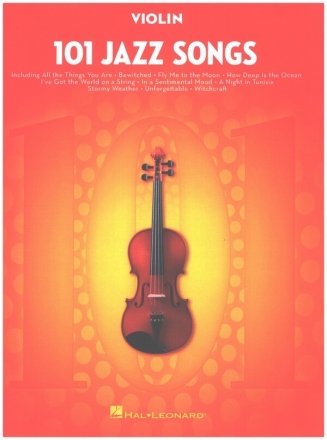 101 Jazz Songs for violin