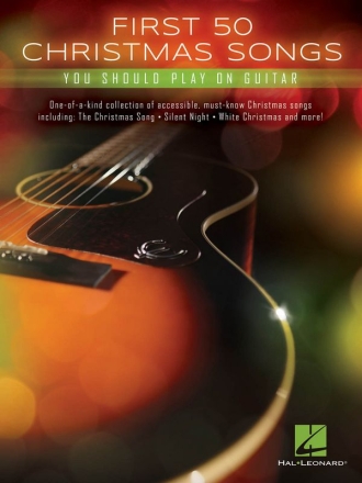 First 50 Christmas Songs You Should Play on Guitar for guitar Songbook tab, chords, lyrics