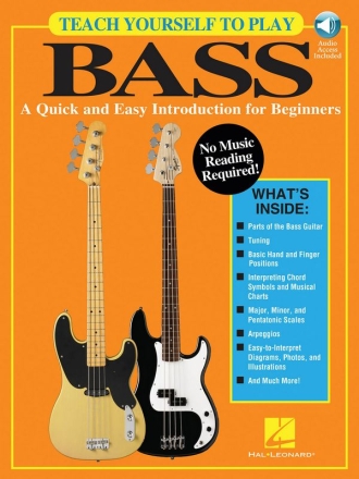 Teach Yourself to Play Bass Bass Guitar Buch + Online-Audio