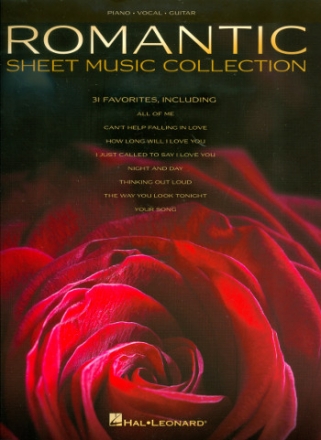 Romantic Sheet Music Collection piano/vocal/guitar songbook