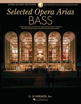 HL50600349 Selected Opera Arias (+Online Audio Access) for bass and piano