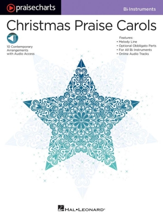 Christmas Praise Carols-B-Flat Instruments Bb instruments Buch + Online-Audio