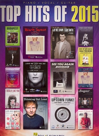 Top Hits of 2015 Songbook piano/vocal/guitar