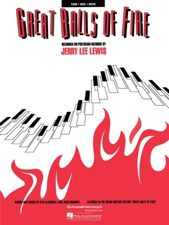 Great Balls of Fire for piano/vocal/guitar