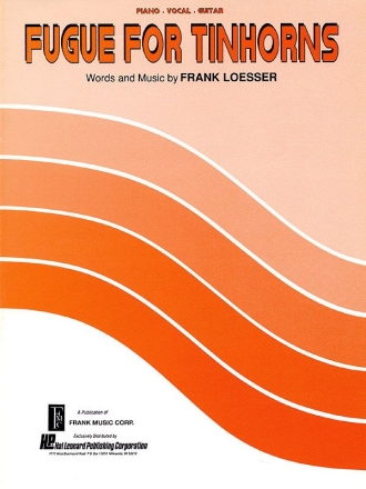 Fugue for Tinhorns (From Guys And Dolls) Piano and Vocal Blatt