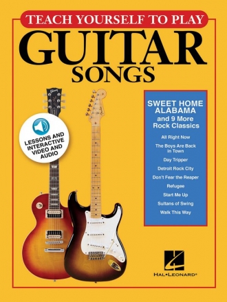HL00152181 Sweet Home Alabama and 9 more Rock Classics (+Online Media) for guitar/tab