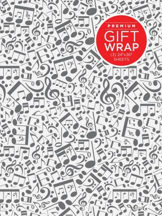 Hal Leonard Wrapping Paper - Music Notes Theme  Schreibmaterial