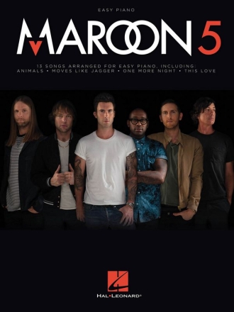 Maroon 5 songbook easy piano/vocal/guitar