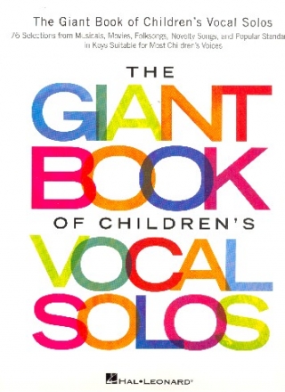 The Giant Book of Children's Vocal Solos: