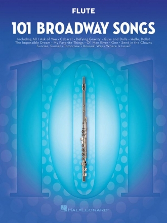 101 Broadway Songs for flute