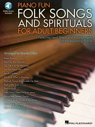 Piano Fun: Folk Songs And Spirituals Klavier Buch + Online-Audio