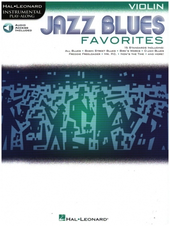 Jazz Blues Favorites (+Online Audio) for violin