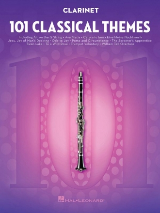 101 classical Themes for clarinet
