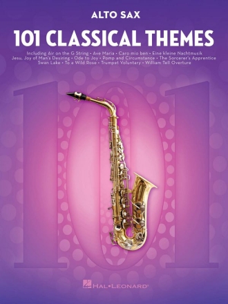 101 classical Themes for alto saxophone