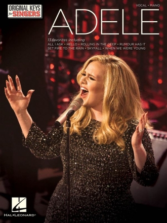 Adele: Original Keys For Singers Vocal and Piano Buch