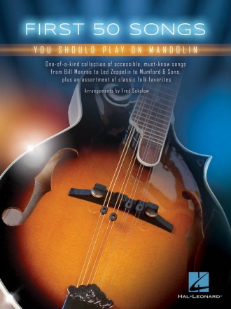 First 50 Songs You Should Play on Mandolin songbook lyrics/tab/chords