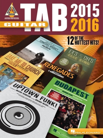 Guitar Tab 2015-2016 Gitarre Buch