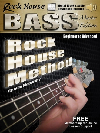 Rock House Bass Guitar Master Edition Complete Gitarre Buch + Online-Audio
