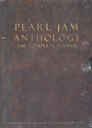 Pearl Jam Anthology: The complete scores  bound