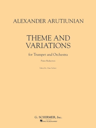 Alexander Arutiunian, Theme And Variations Trompete und Klavier Klavierauszug