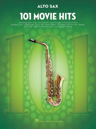 101 Movie Hits: for alto saxophone