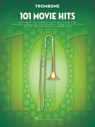101 Movie Hits: for trombone