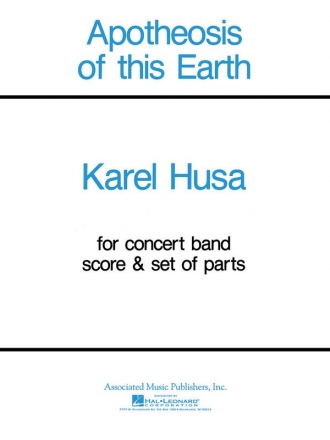 Karel Husa, Apotheosis of This Earth Concert Band Partitur + Stimmen