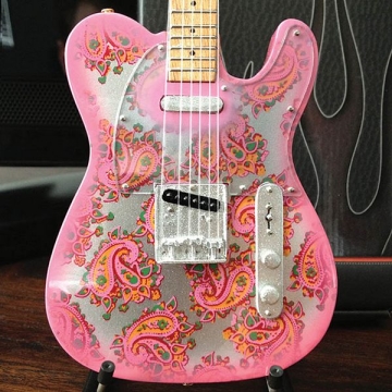Fender(Tm) Telecaster(Tm) - Pink Paisley Miniature Guitar Replica Collectible