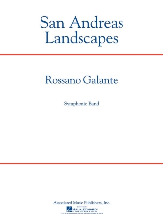 Rossano Galante, San Andreas Landscapes G. Schirmer Band/Orchestra Partitur + Stimmen